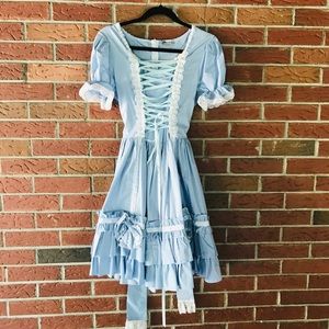 Baby Blue Lolita/Victorian Dress